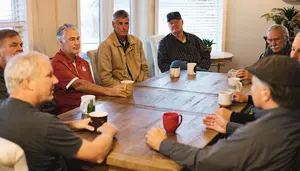 The mission of a senior men's group is to build community among men in the Seattle area