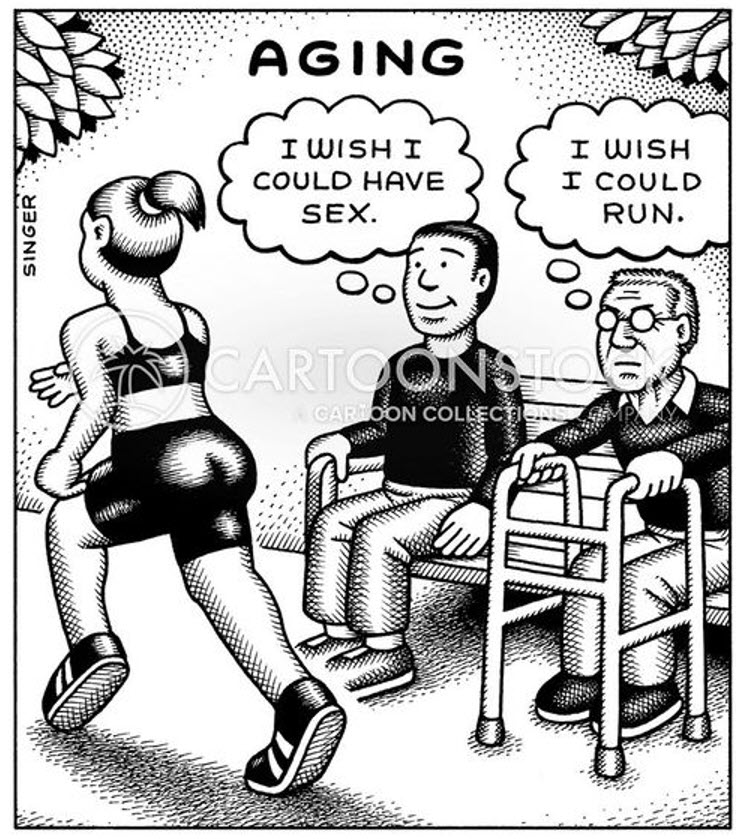 aging and girl runner