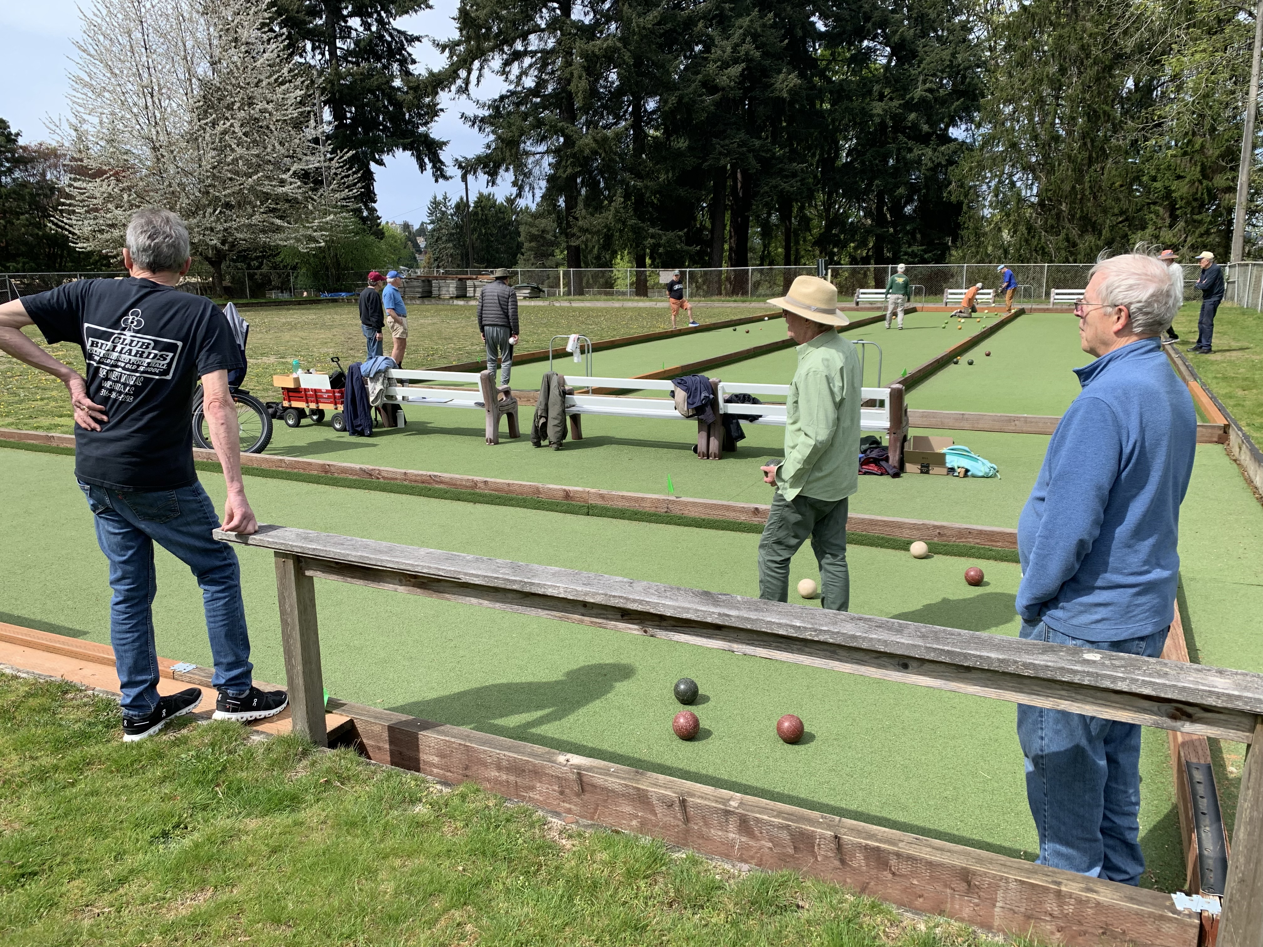 bocce courts