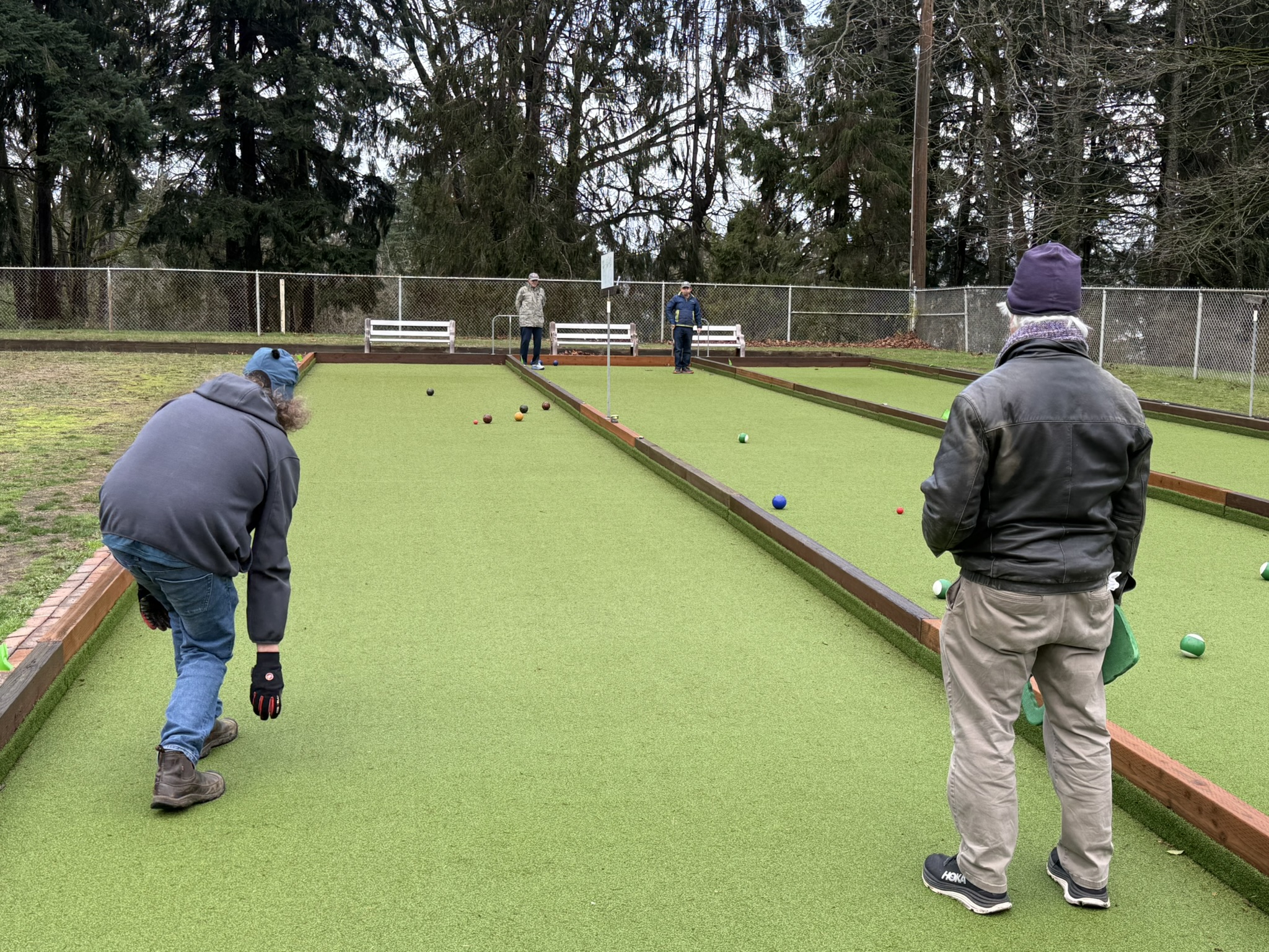 bocce players