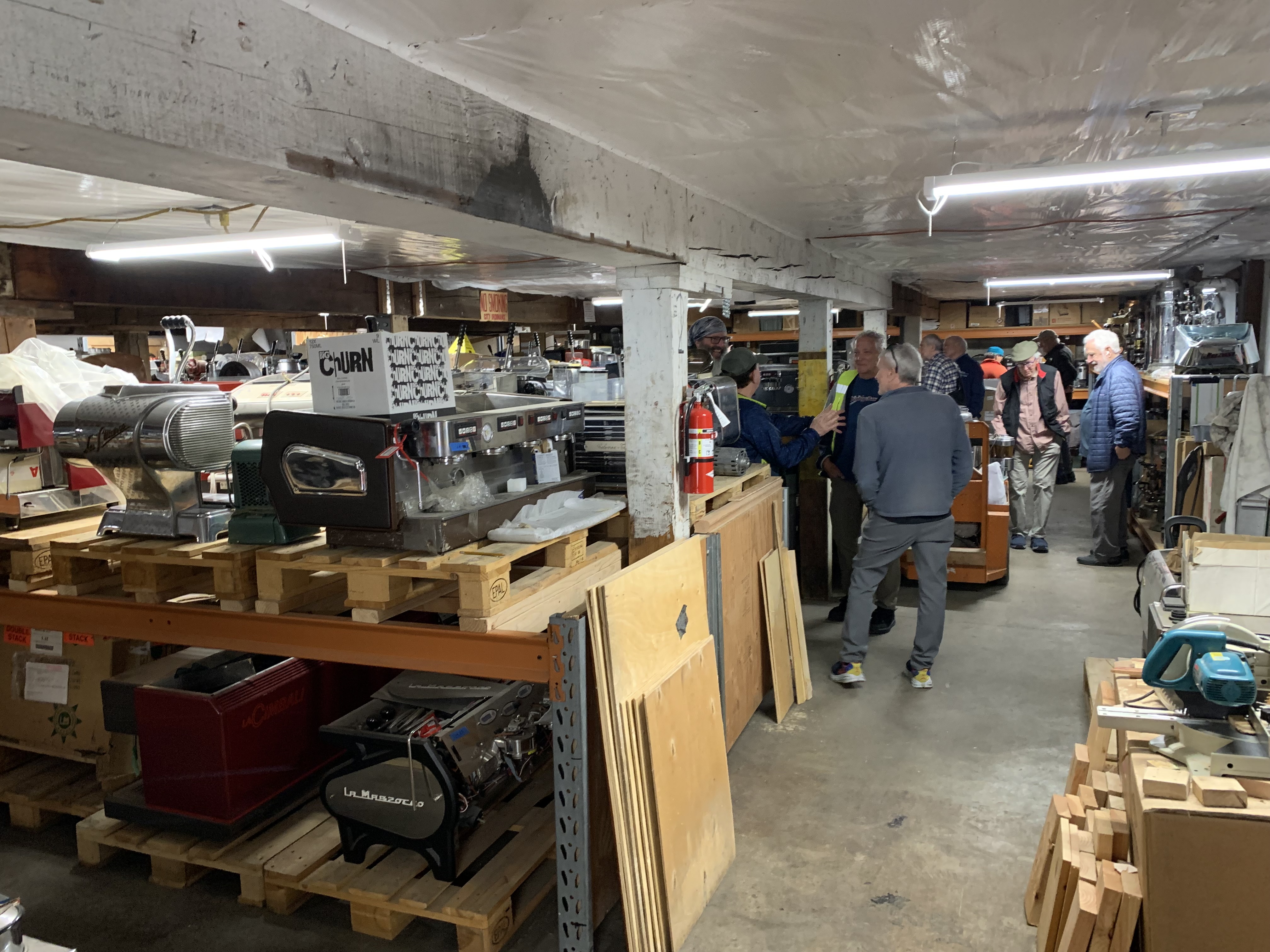 coffee museum basement