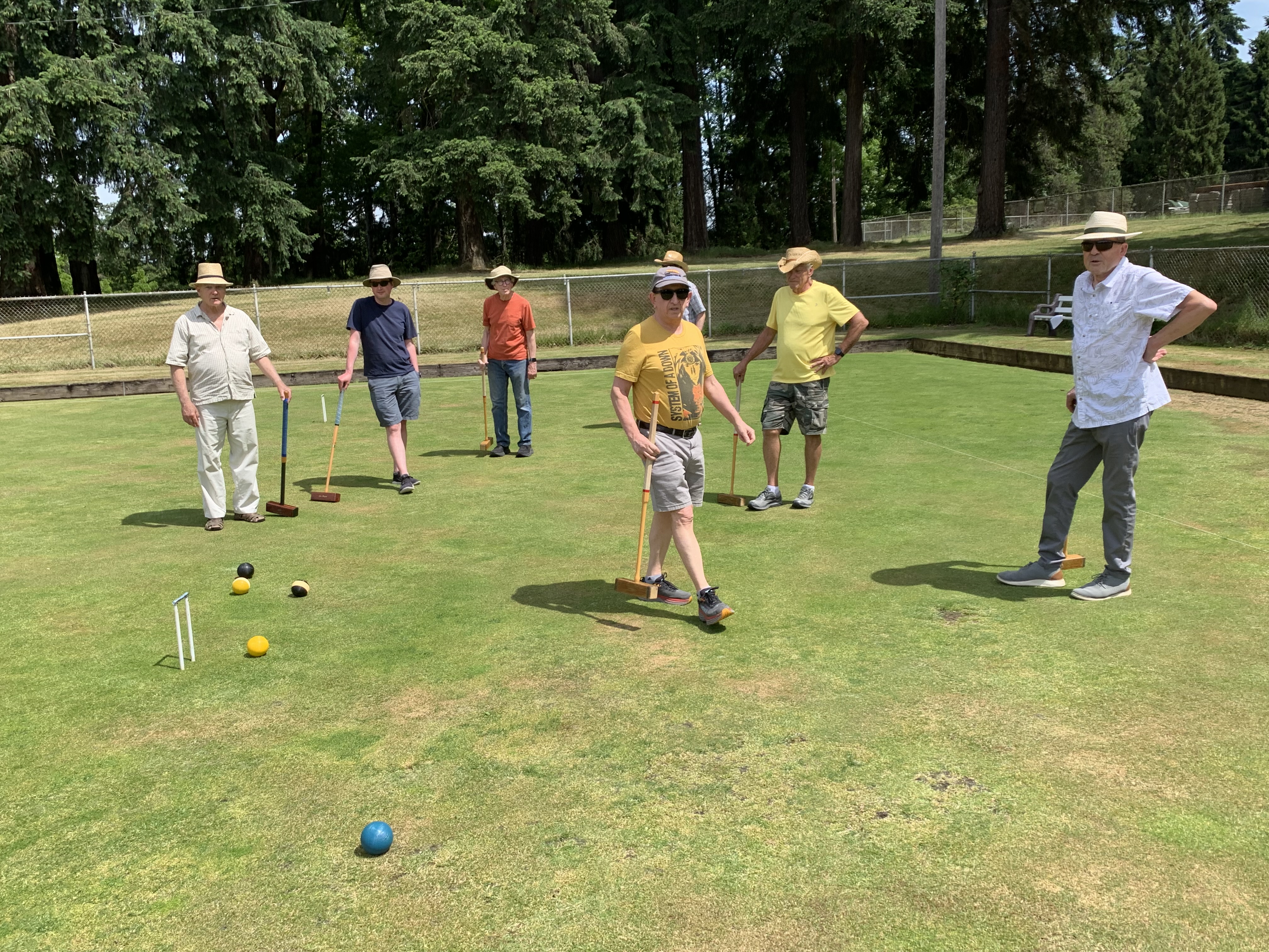 croquet players