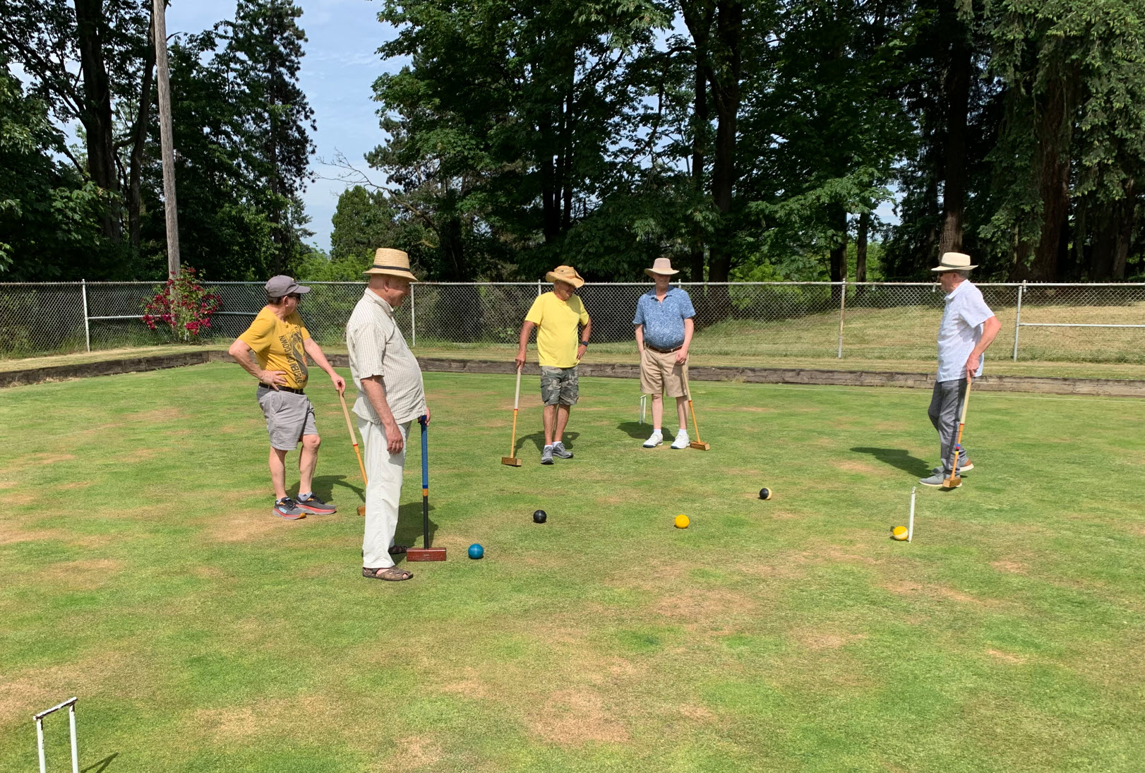 croquet players