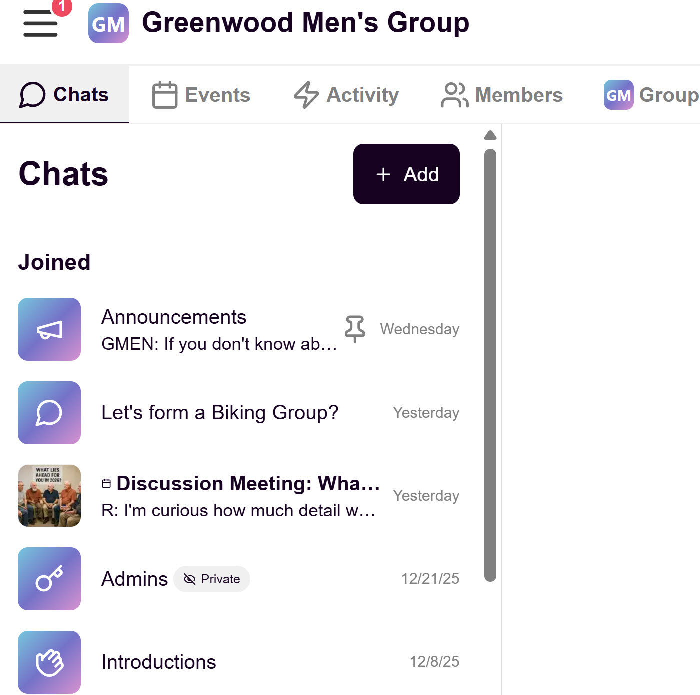 Heylo GMG Chat Page