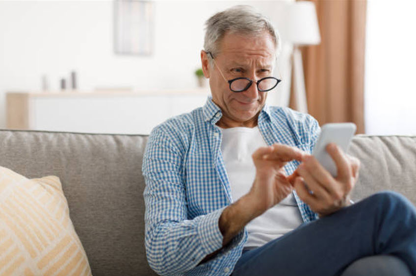 man with phone