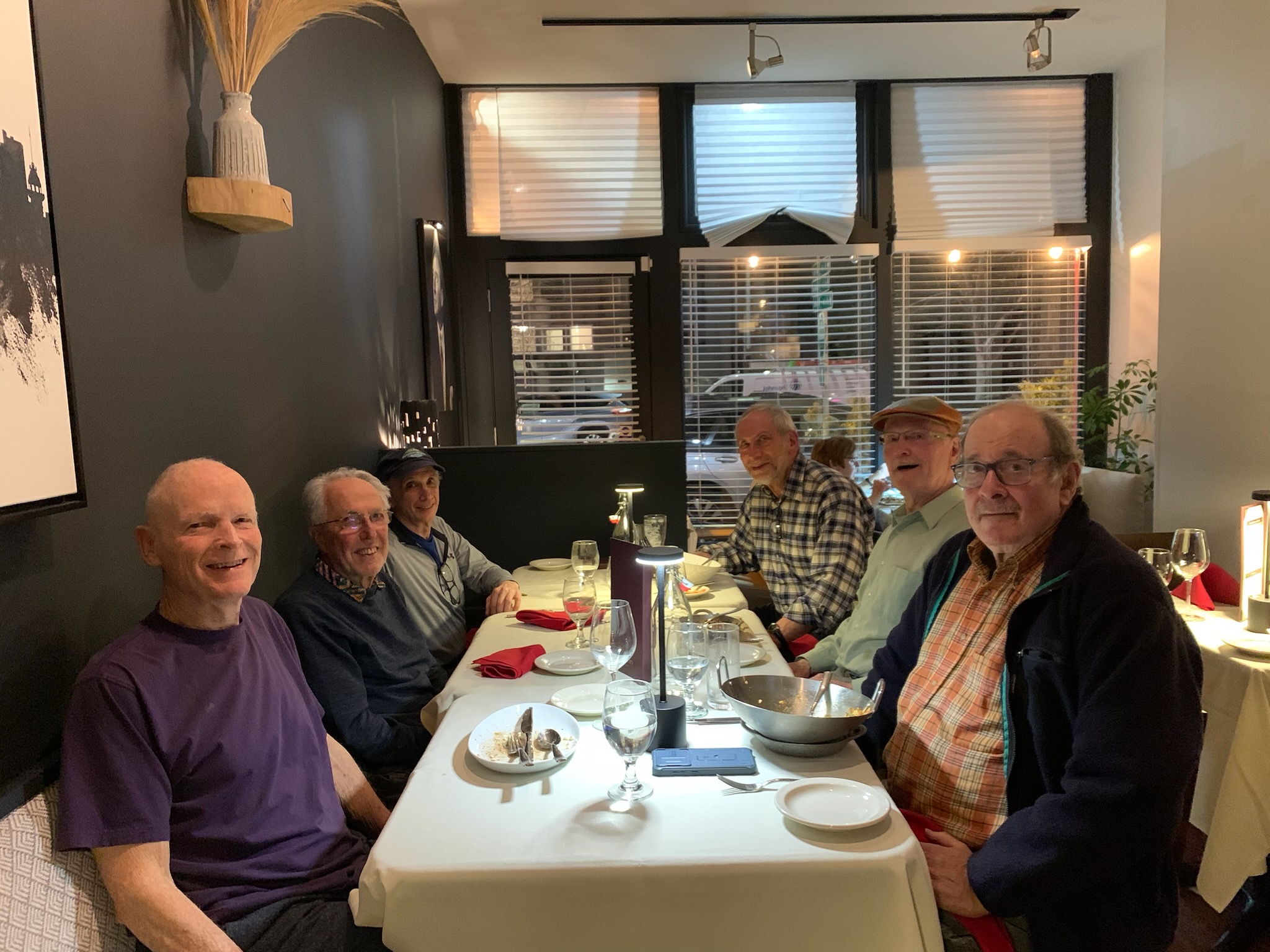 men's group at Ada's