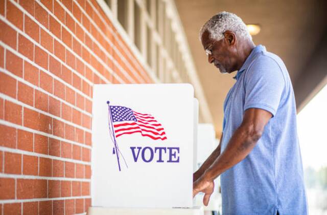 old man voting old man voting