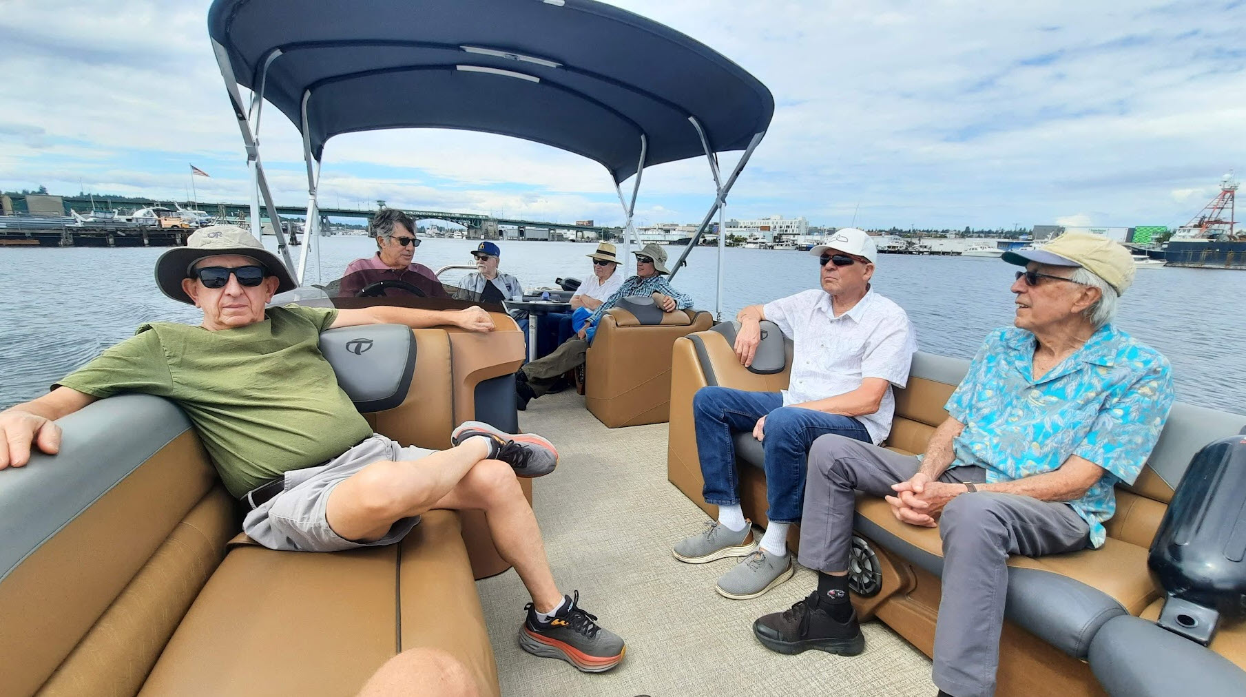 pontoon boat pontoon boat