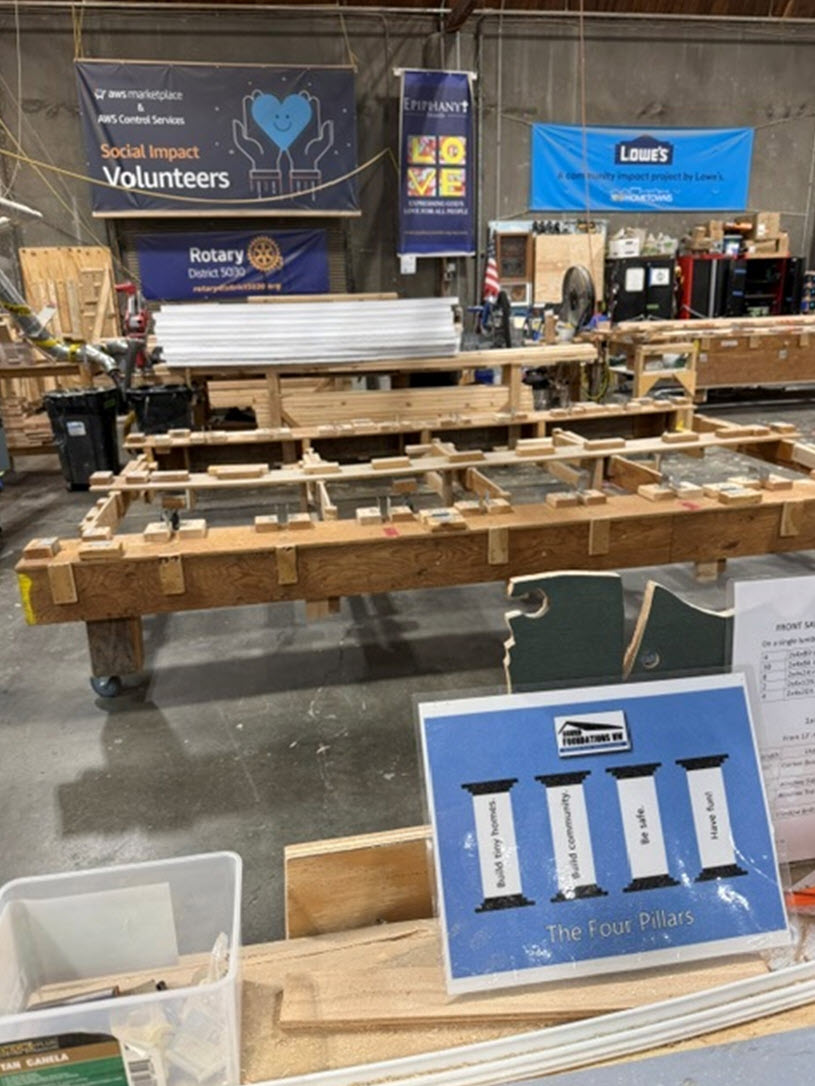 building a tiny house building a tiny house