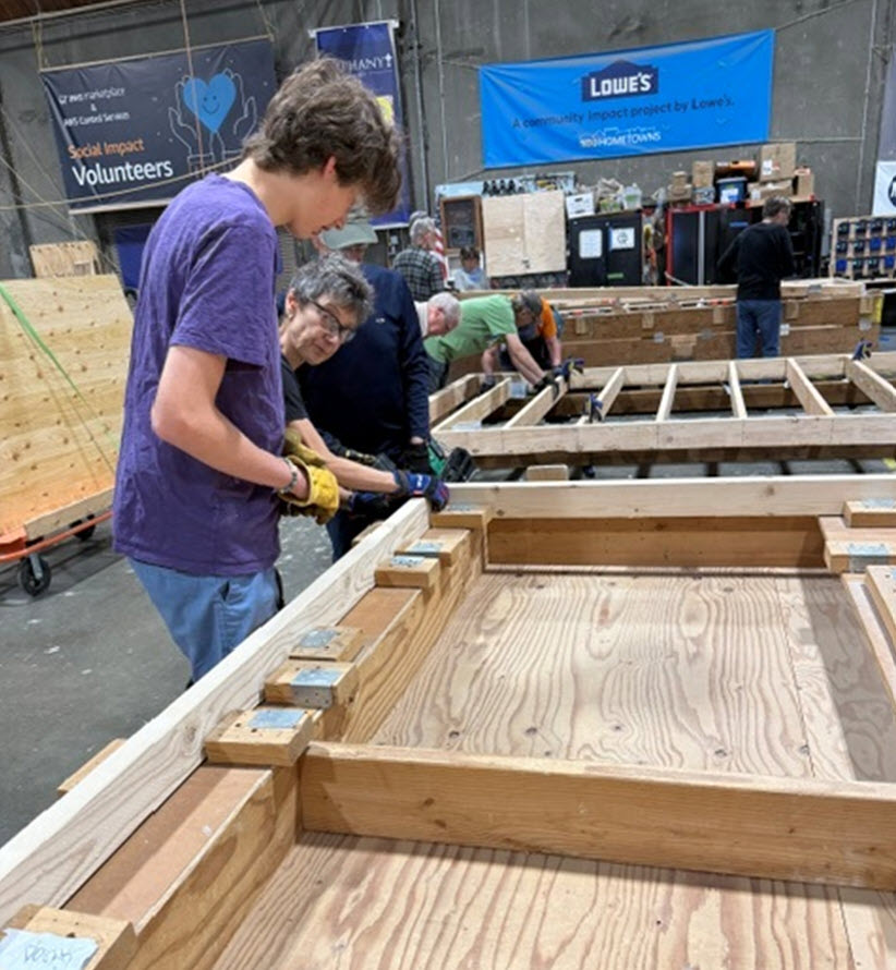 building a tiny house building a tiny house