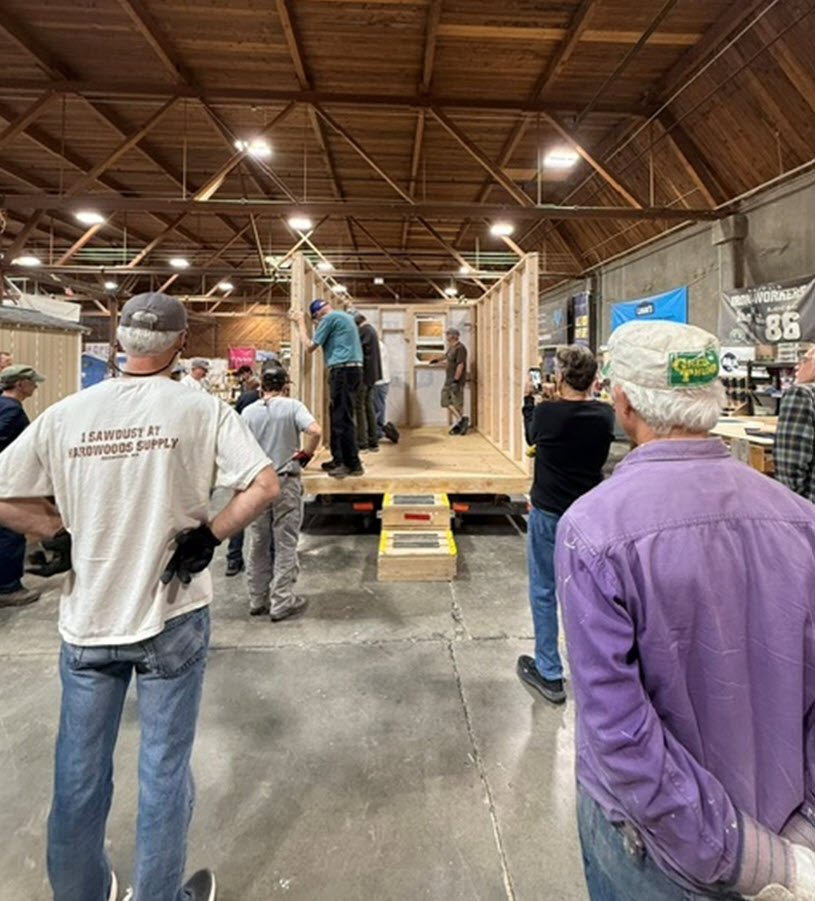 building a tiny house building a tiny house