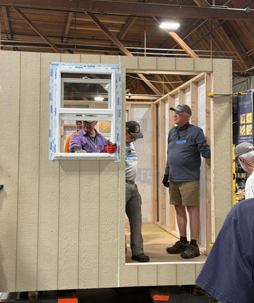 building a tiny house building a tiny house