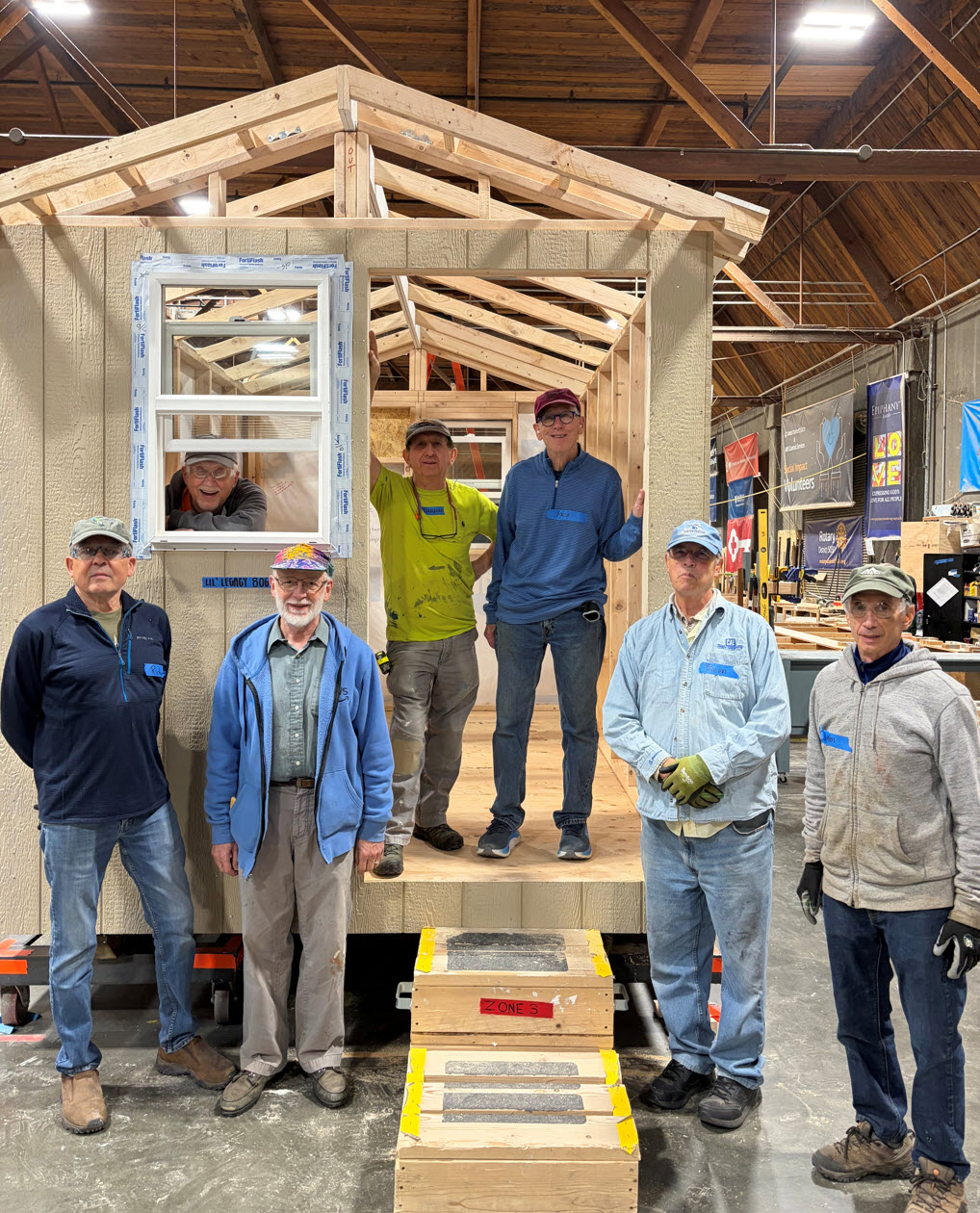 Greenwood men's group builds tiny house Greenwood men's group builds tiny house