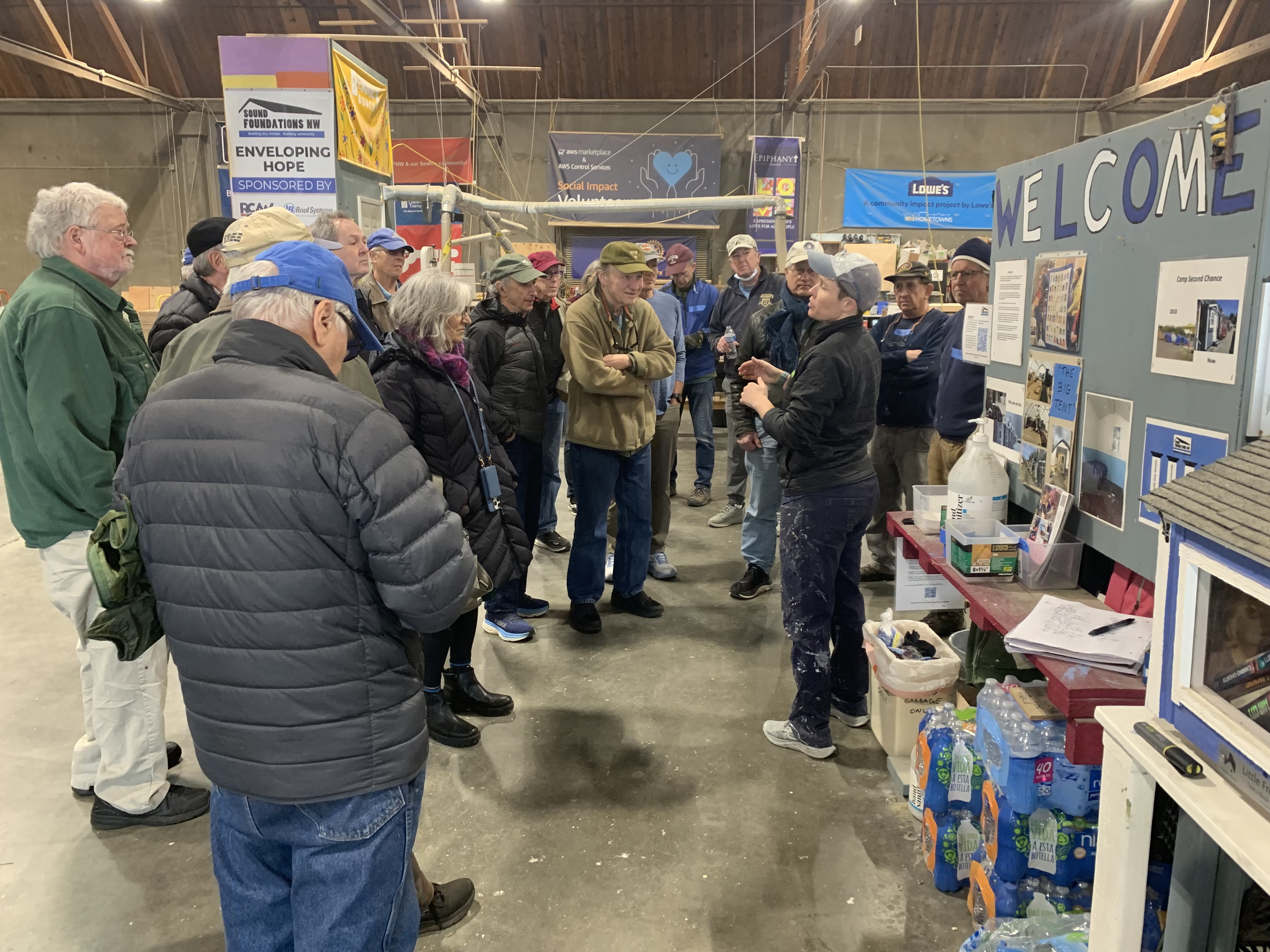 Greenwood men tiny house