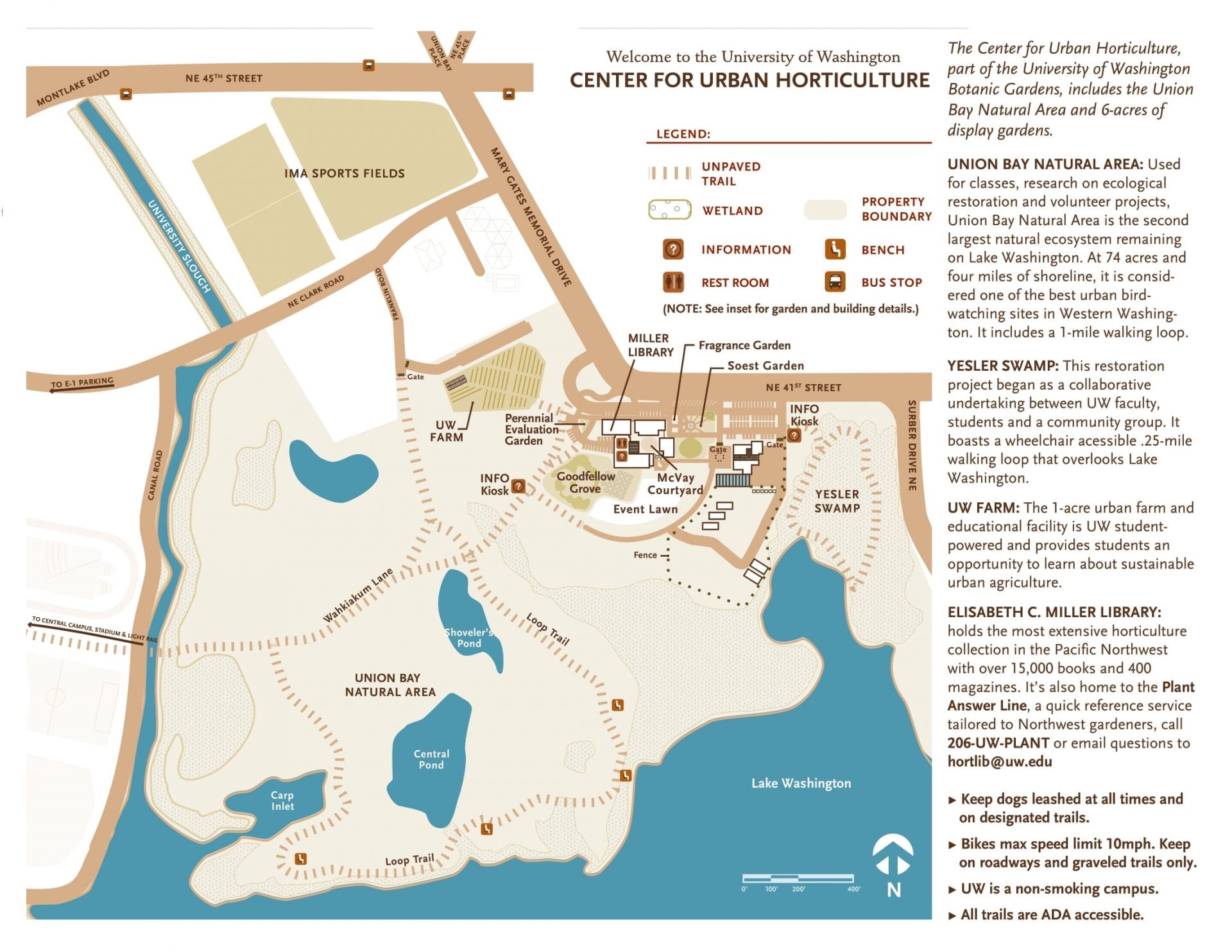 Urban horticulture map Urban horticulture map